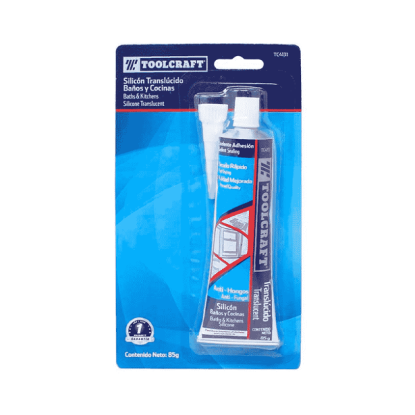 Silicona Transparente Uso General 85gr Toolcraft