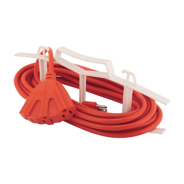 Extensión Eléctrica 15mt Naranja Pata de Pato