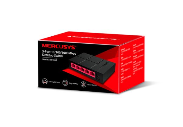 Suiche Red 5 Puertos Escritorio Mercusys