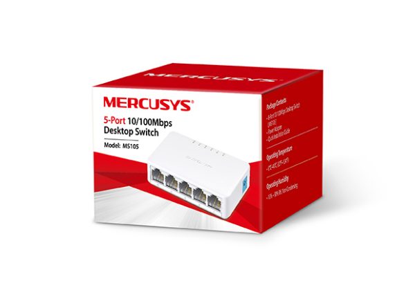 Suiche Red 5 Puertos 10/100Mbps