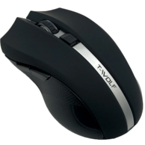 Mouse Inalámbrico Q5 Con Pila Negro 5 Botones T-wolf