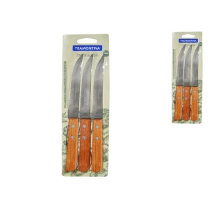 Cuchillos Parrillada 5" Tramontina Set x3