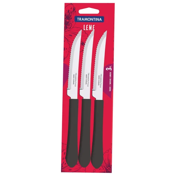 Cuchillos para Churrasco Tramontina Leme Set x 3