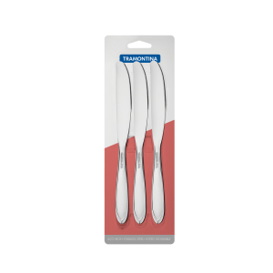 Cuchillos de Mesa en Acero Inoxidable  Tramontina Laguna Set x3