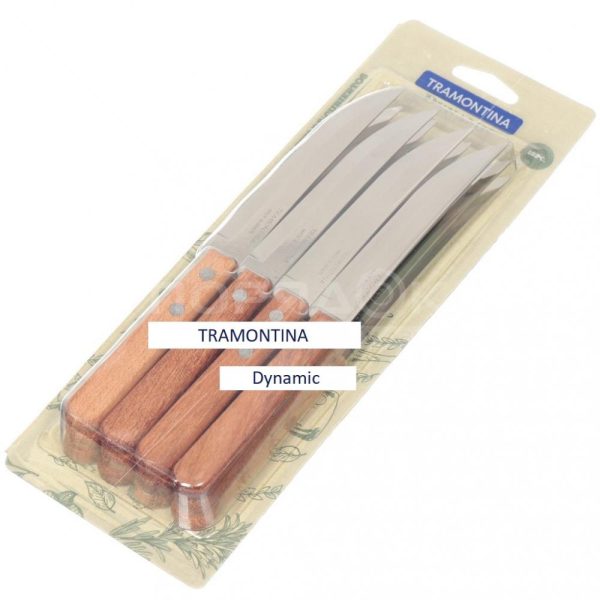 Cuchillos para Asado Sin Sierra Tramontina Dynamic Set x12