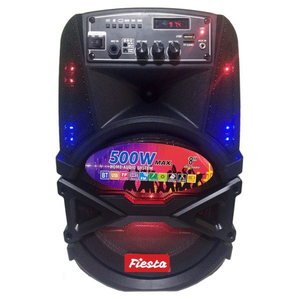 Cabina Activa 8" con Micrófono Fiesta