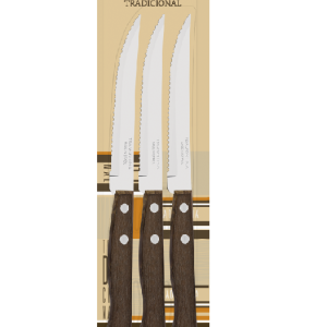 Cuchillos para Asado 5" Tramontina Set x3