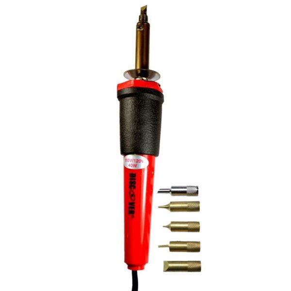 Cautín Pirograbador con 5 Puntas 40w