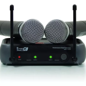 Micrófono Inalámbrico de Mano Pro Dj x2  VHF-12M