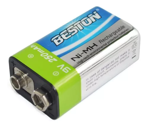 PILA BESTON RECARGABLE 9V