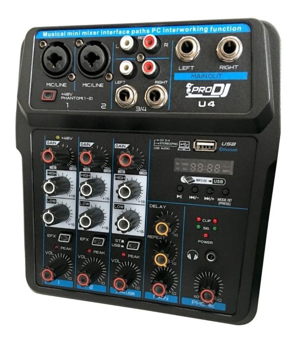 Mezclador Pro Dj U4
