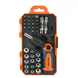 Kit Destornillador Rachet x 46 Piezas Discover