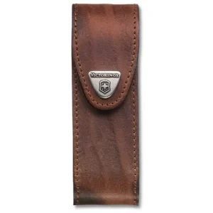 Estuche Café en Cuero para Navaja Victorinox VI.4.0548