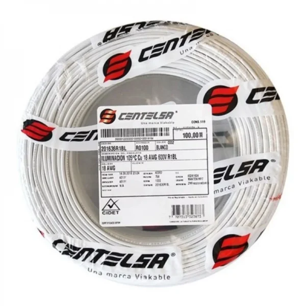 Cable Blanco #10 7 Hilos Centelsa