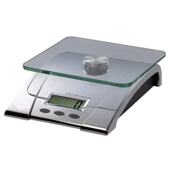 Balanza Electrónica Gris 5Kg 1gx1g