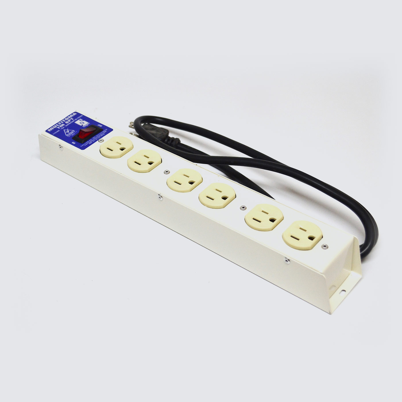 multitoma-6pt-magom-regletas- Multitoma Metálico con Protección Magom TM-6PT