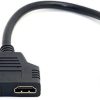 Cable HDMI en Y para Dos Monitores - Image 2