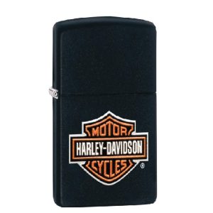 Encendedor Harley Davidson Negro Mate Zippo