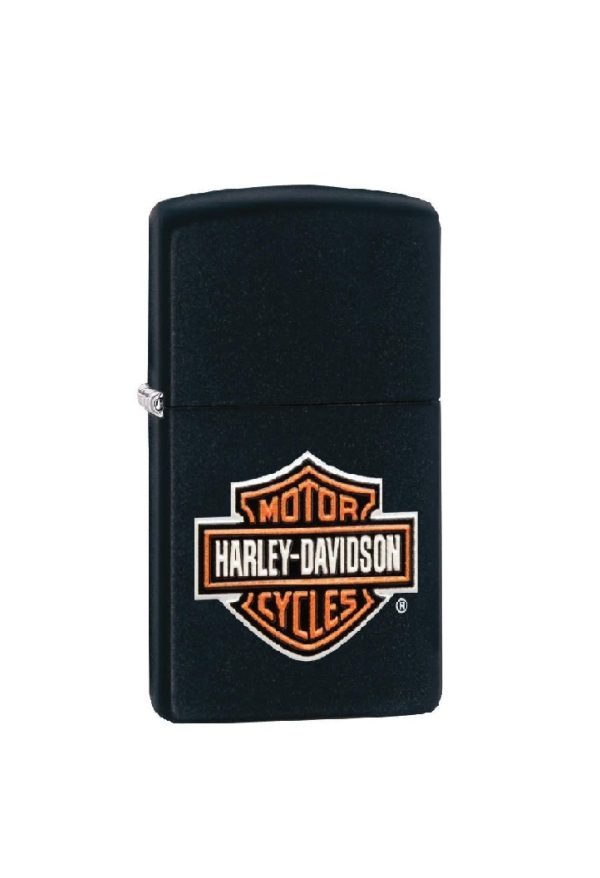 Encendedor Harley Davidson Negro Mate Zippo