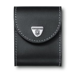 Estuche Negro en Cuero para Navaja Victorinox VI.4.0521.XAVT