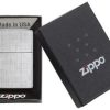 Encendedor Cromo Cepillado Tejido Zippo - Image 3