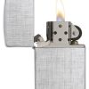 Encendedor Cromo Cepillado Tejido Zippo - Image 2