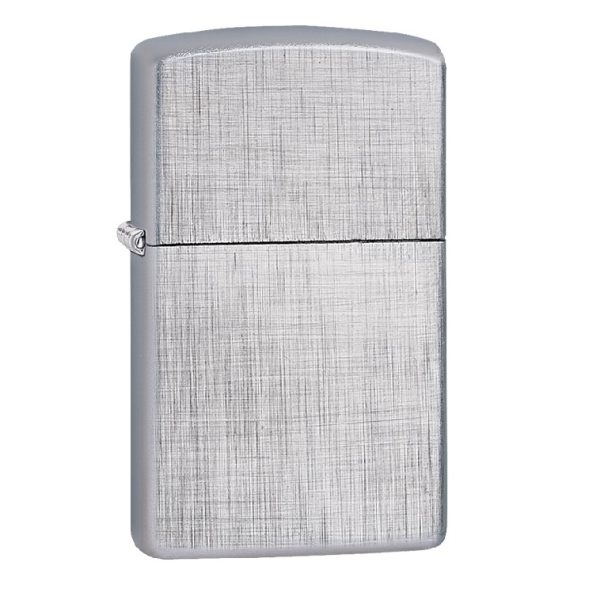 Encendedor Cromo Cepillado Tejido Zippo