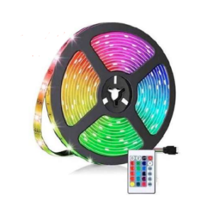 Cinta Led de Colores RGB con Control x 5 Metros