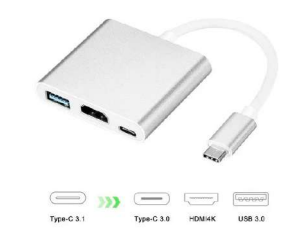 Convertidor Tipo C a HDMI, Tipo C, USB