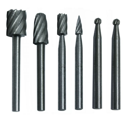 Captura Fresas para Mototool Set x 6 Piezas 1/8"