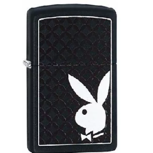 Encendedor Playboy Negro Mate Zippo