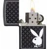 Encendedor Playboy Negro Mate Zippo - Image 2