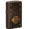 Encendedor Harley Davidson Escudo Café Zippo - Image 2