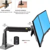 Soporte de Brazo Flexible para Dos Monitores 22" a 27" - Image 3