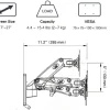 Soporte de Pared para TV 17 " a 27 " - Image 6