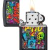 Encendedor Graffiti Negro Zippo - Image 2