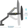 Soporte de Brazo Flexible para Dos Monitores 22 "a 32" - Image 6