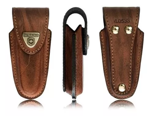D_NQ_NP_686706-MLU46583190988_072021-O Estuche Café en Cuero para Navaja Victorinox TC.4.0538 - Image 2