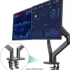 Soporte de Brazo Flexible para Dos Monitores 22 "a 32" - Image 3