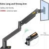 Soporte de Brazo Flexible para Dos Monitores 22 "a 32" - Image 7