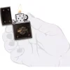 Encendedor Harley Davidson Escudo Café Zippo - Image 4