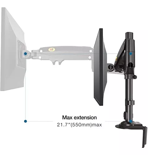 Soporte para monitor de mesa - Flexi F100A - 22 a 35 pulgadas