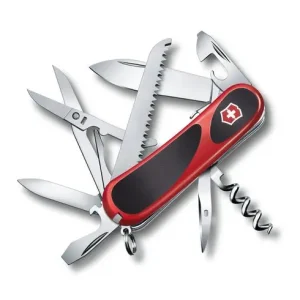 Navaja Evogrip S17 Rojo con Negro Victorinox