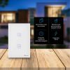 Apagador Doble de Pared WiFi Steren - Image 2