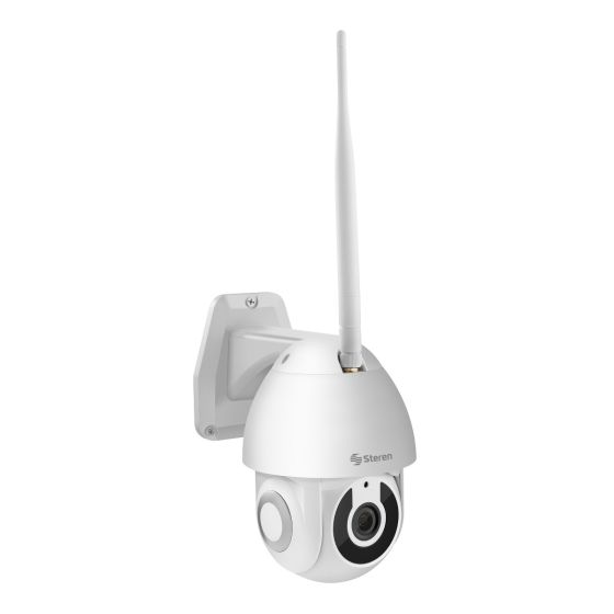 camara-de-seguridad-wi-fi-ethernet-3-mpx-robotizada-con-seguidor-de-movimiento-para-exterior (1) Cámara Wifi 1080 para Exterior Steren - Image 2