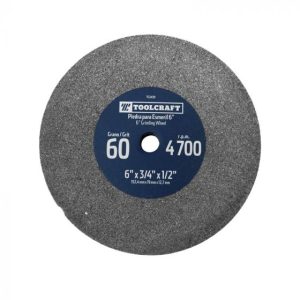 Piedra Esmeril 6" Grano 60 Ancho 3/4" Toolcraft