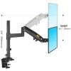 Soporte de Brazo Flexible para Dos Monitores 22''a 32'' - Image 5