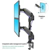 Soporte de Brazo Flexible para Dos Monitores 22''a 32'' - Image 6