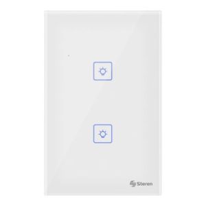 Apagador Doble de Pared WiFi Steren
