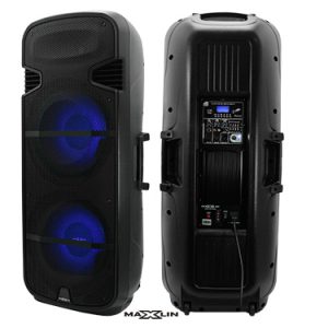 Cabina Activa Doble 15" X 2 de  800W Maxlin
